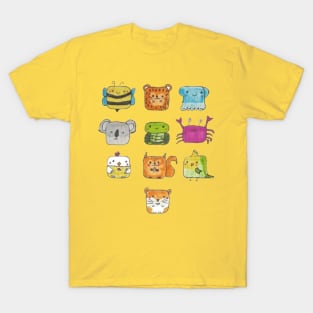 Cute Family of Animals T-Shirt